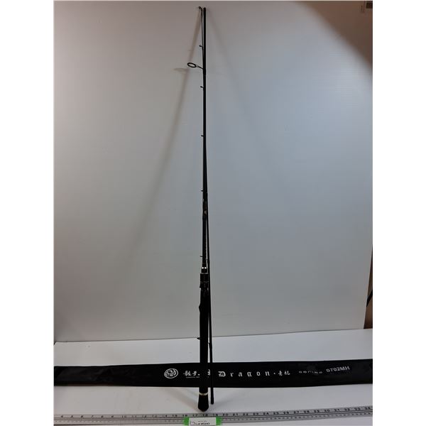 Asian Made Dragon Brand Fishing Rod - 44" Detached, 88" Long Total