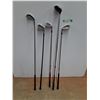 Image 1 : (4) Right-Handed Golf Clubs & (1) Left Handed - Assorted