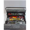 Image 2 : Maximum Brand Metal Folding Tool Box w/Contents - CANNOT SHIP, Heavy