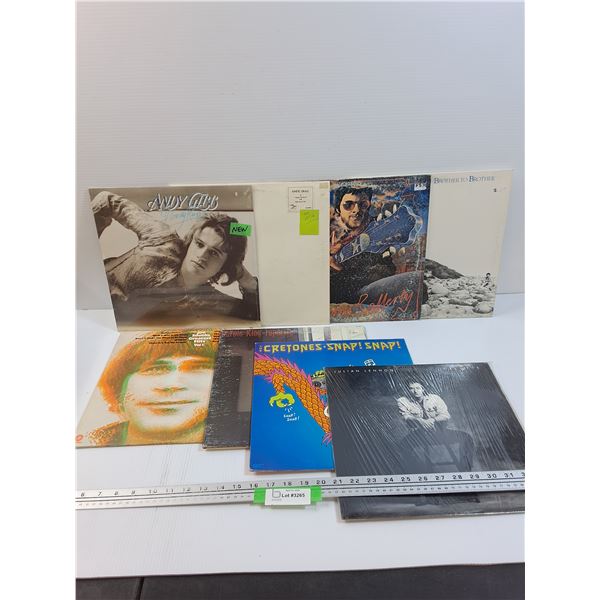 (8) Records: Andy Gibb, Jullian Lennon, Carole King, Brother to Brother, Misc