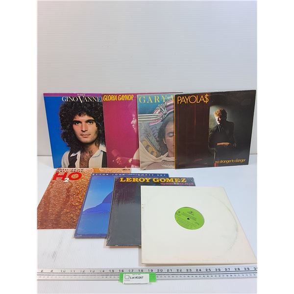 (8) Records: Gino Vanneli, Elton John, Gloria Gayner, Misc