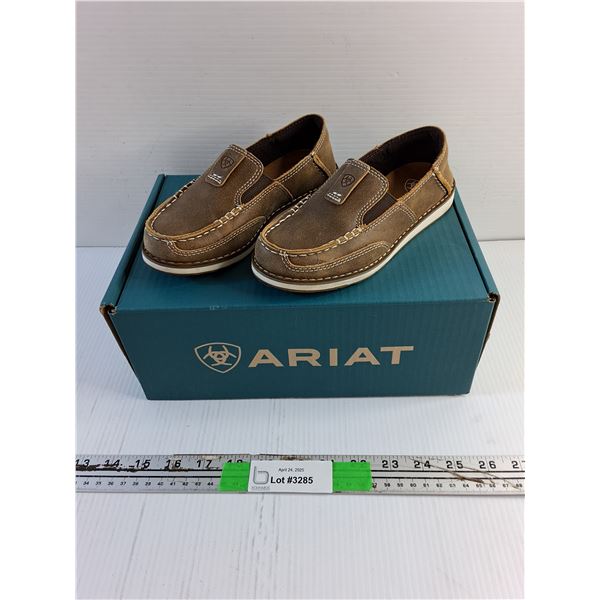 Ariat Suede Leather Kids Moccasins - Size 1