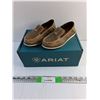 Image 1 : Ariat Suede Leather Kids Moccasins - Size 1