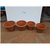 Image 1 : *(4) Ceramic Planters-Cannot Ship