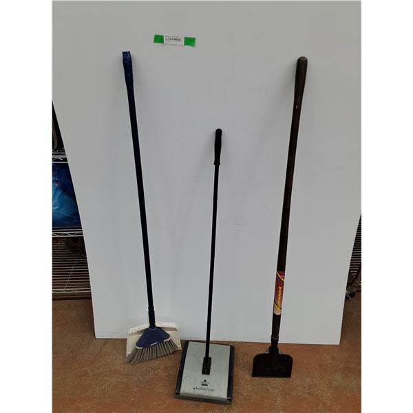*Sweeper, Brush with Dust Pan and Ice Chipper - Cannot Ship