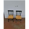 Image 1 : *(2) Kids Chairs 9 x 9 x 20" - Pickup Preferred