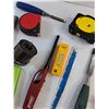 Image 5 : Pruning Saw Blade, Various Drill Bits, Chisels, Measuring Tapes, Tin Shears and Misc