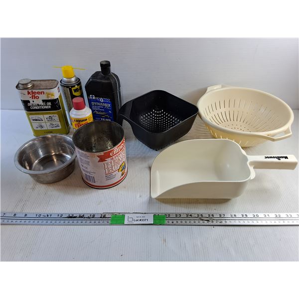 Grain Scoop, Strainers, Automotive Liquids, Liquid Fire and Bowls - Cannot Ship Liquids