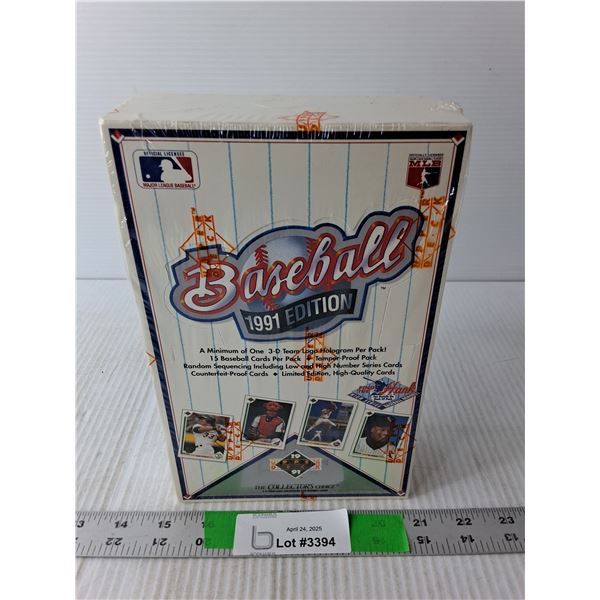 Upper Deck 1991 Baseball Holograms & Cards, Sealed