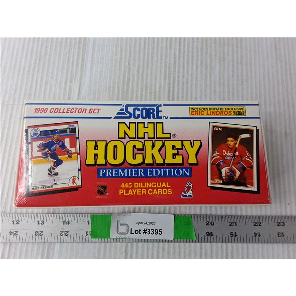 (445) 1990 Hockey Score Cards, Sealed