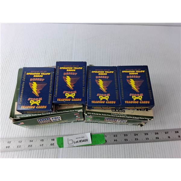 Lot of Commemorative Desert Storm Cards