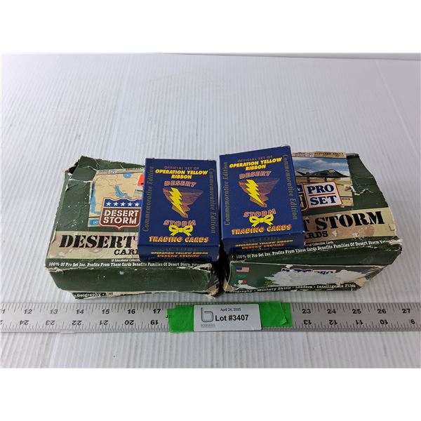 Lot  of Commemorative Desert Storm Cards