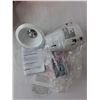 Image 2 : (3) 4" White Baffle Recessed Kits