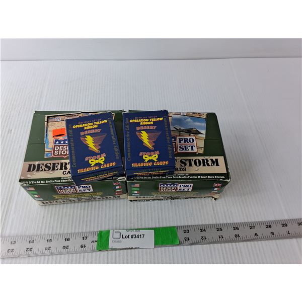 Lot of Commemorative Desert Storm Cards