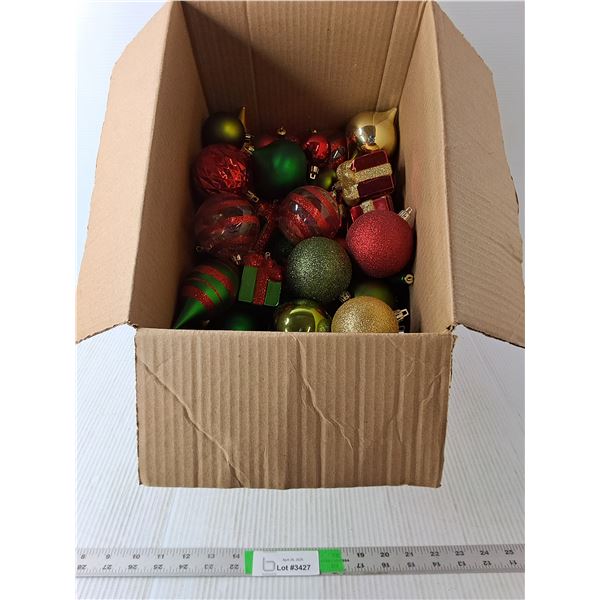 Box of Christmas Tree Ornaments