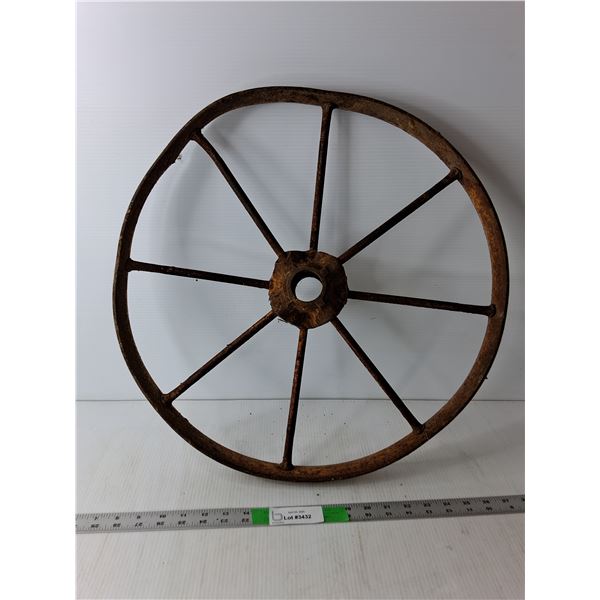 Vintage Wagon Wheel 20" Cannot Ship