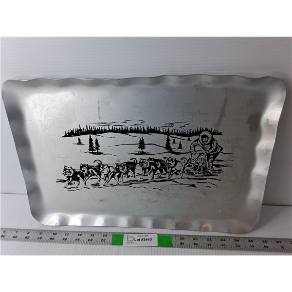 Metal Eskimo Style Tray