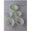 Image 2 : Pyrex Dish Lot- (4) Cups, (2) Bowls, (12) Plates