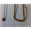 Image 2 : (2) Gold Colored Necklaces