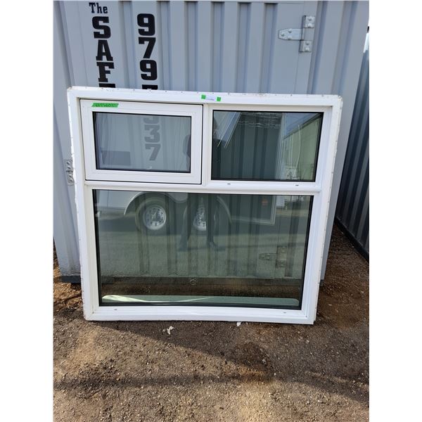 **3 Pane Window with Crank Opening - Cannot Ship