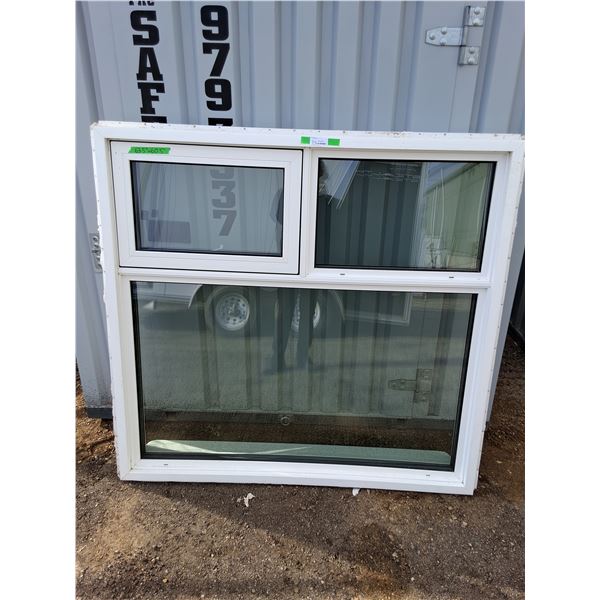 **3 Pane Window with Crank Opening - Cannot Ship