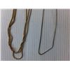 Image 2 : (2) Silver/Gold Colored Necklaces