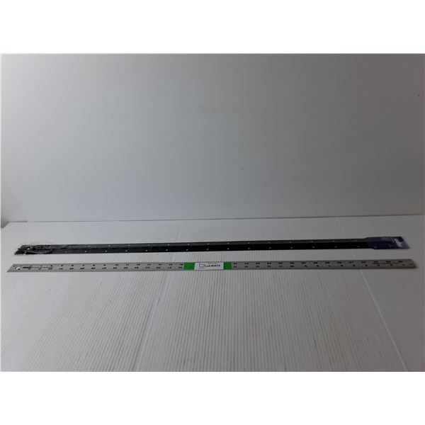 Black Hillman Continuous Hinge 36" x 1.5", Sealed