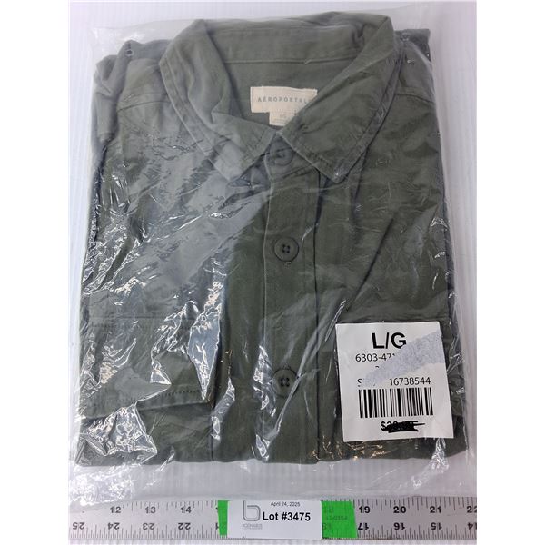 Men's Aeropostle Long Sleeve Shirt-L, Sealed