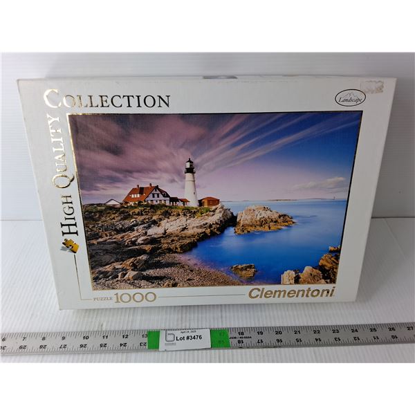 1000 Piece Lighthouse Puzzle-As Is