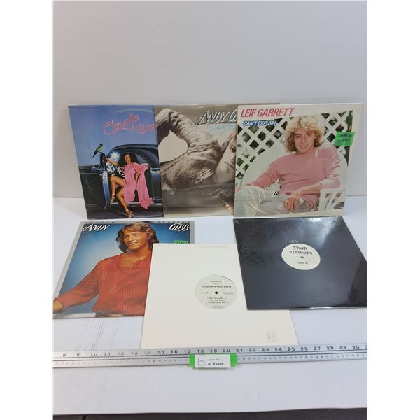 (6) Records: Andy Gibb, Claudja Barry, Leif Garrett, Misc