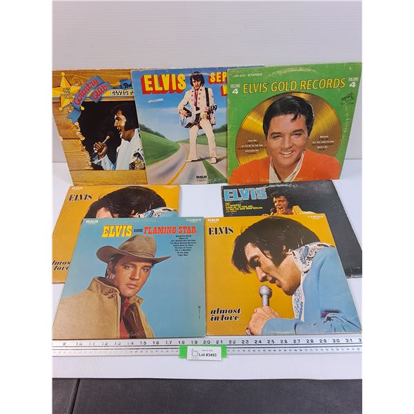 (7) Records: Elvis Presley Assorted