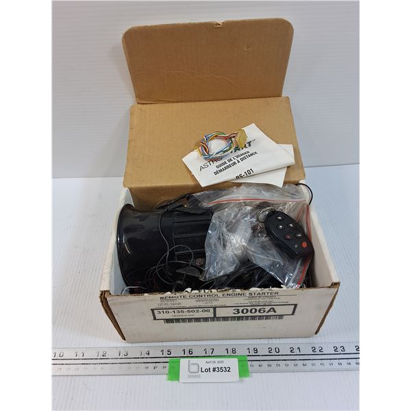 Astro Flex Vehicle Command Starter - Consigner States Works