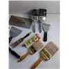 Image 4 : Heater, Paint Brushes, Dry Wall Tools and Paint Roller
