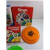 Image 3 : Badminton Birdies, Bingo & Snakes and Ladders Games, 300 pcs Puzzle and Frisbees