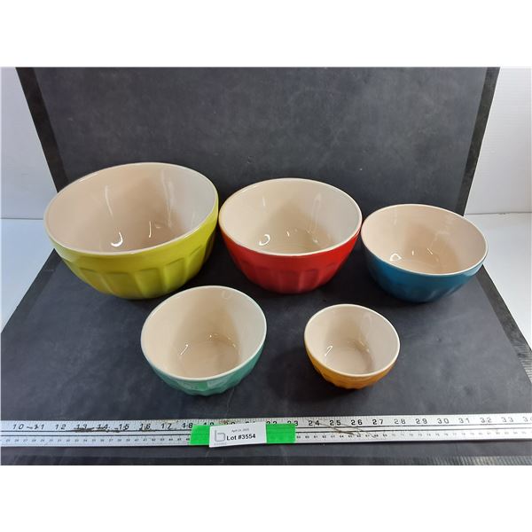 (5) Mayfair & Jackson Ceramic Bowls