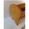 Image 3 : Solid Wood Magazine Rack and Dough Roller