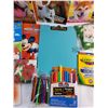 Image 4 : Coloring & Activity Books, Markers, Crayons, Napkins and Misc