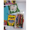 Image 5 : Coloring & Activity Books, Markers, Crayons, Napkins and Misc