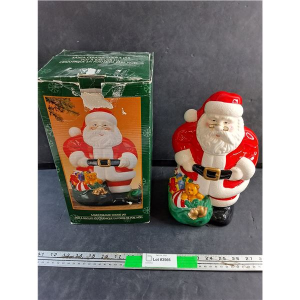 Santa Ceramic Cookie Jar