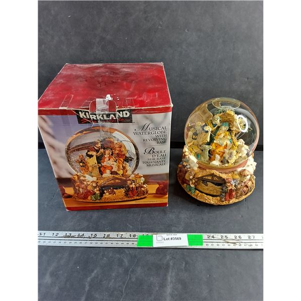 Musical Waterglobe with Revolving Base