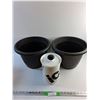 Image 1 : (2) Planters and Ice Bucket