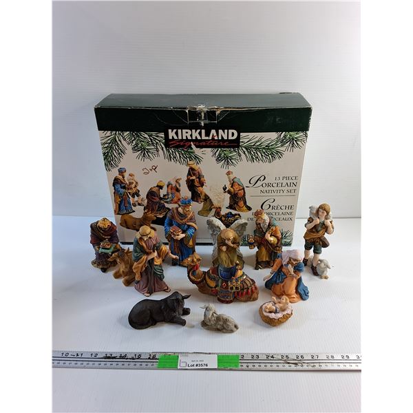 Porcelain Nativity Set