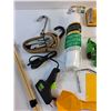 Image 3 : Ratchet Strap, Paint Roller, Glue Gun with Glue Sticks, Dry Wall Tools and Misc