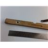 Image 3 : Carpenters Square, Level and Wrench