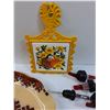 Image 3 : Southwestern Inspired Serving Tray & Sunflower Trivet & (12+) Liquor Spouts