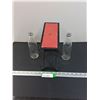 Image 1 : (2) Coca Cola Bottles & Shoe Shine Step
