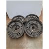Image 1 : (4) Snow Tire Rims - 17" x 8" - Cannot Ship