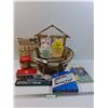 Image 1 : Seasonal Holiday Items in Wicker Basket: Easter, Christmas