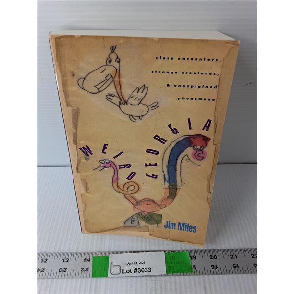 Weird Georgia Book by Jim Miles