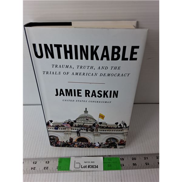 Unthinkable Book by Jamie Raskin